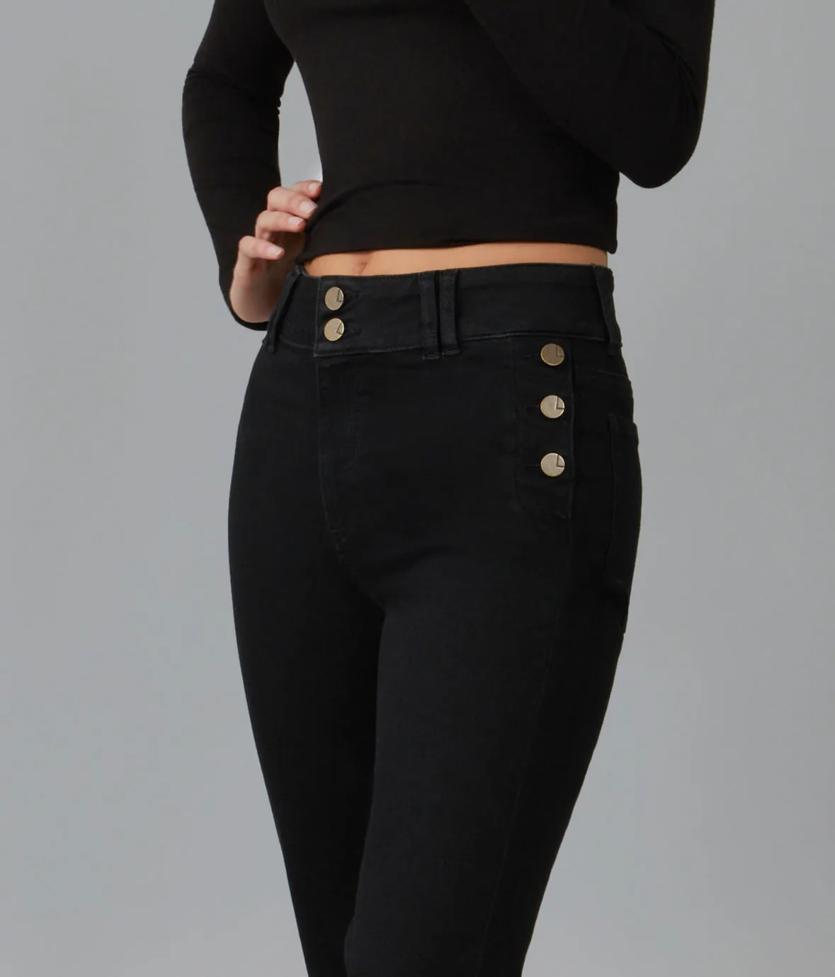 ALICE-ONYX High Rise Flare Jeans