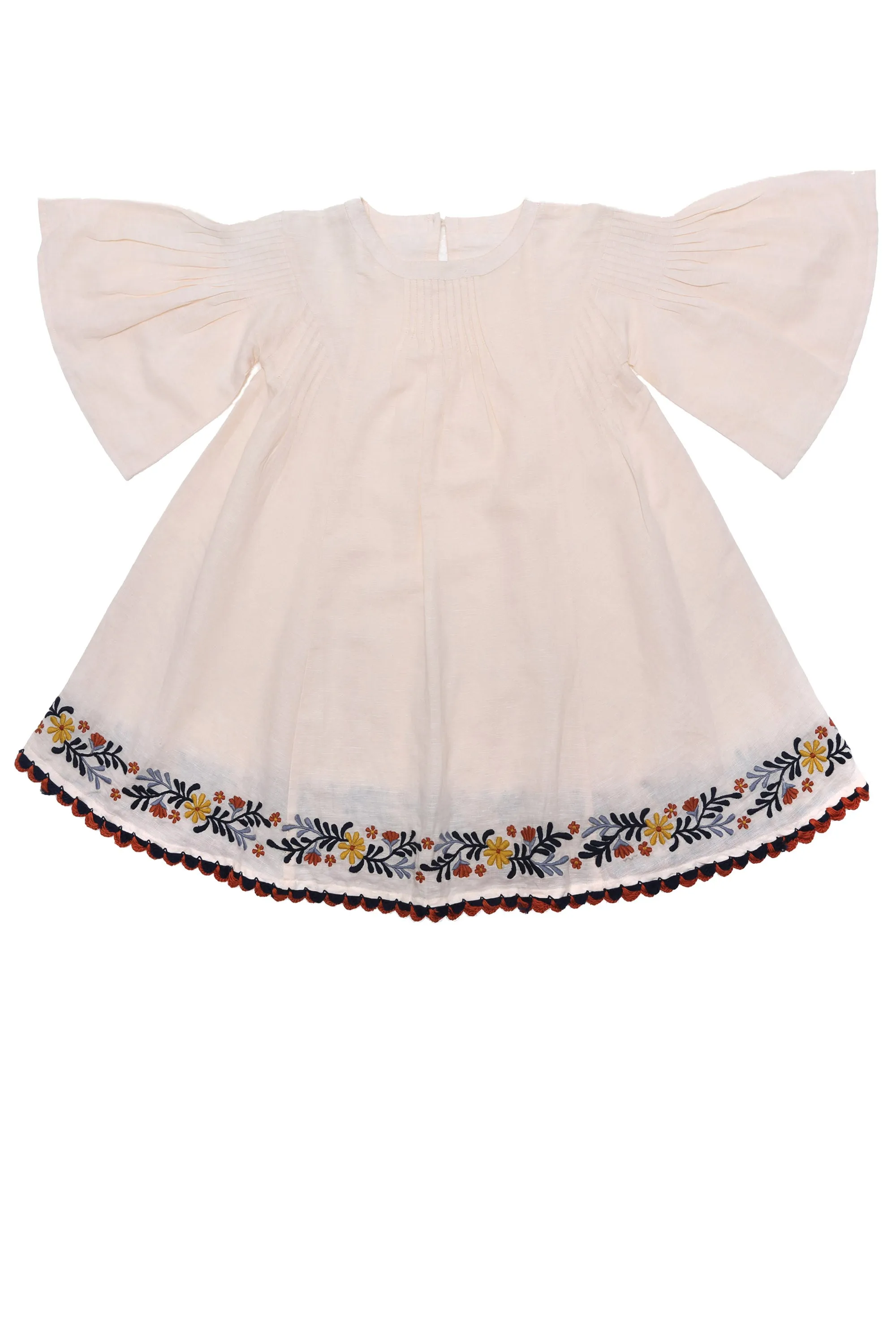 Anouk Dress Rosewater Embroidery