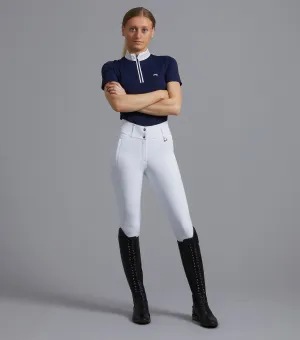 Aradina Ladies Full Seat Gel Competition Riding Breeches White