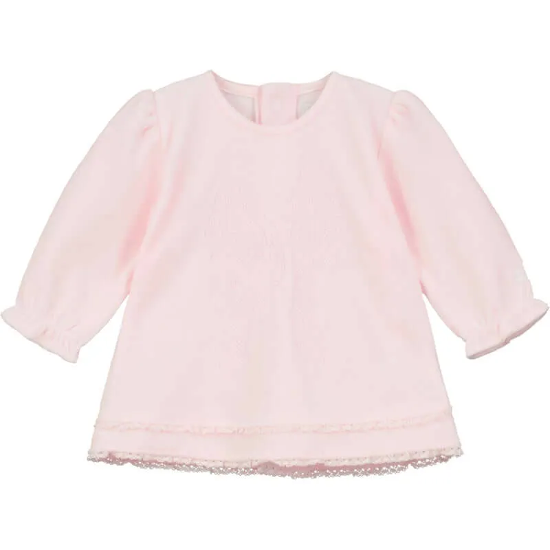 Baby Girls Pink Ella Velour Set