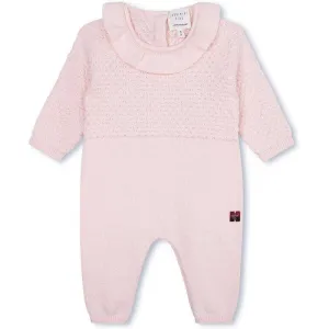 Baby Girls Pink Knitted All In One