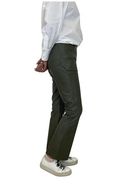 Bell Bottom Leather Pant | Combat