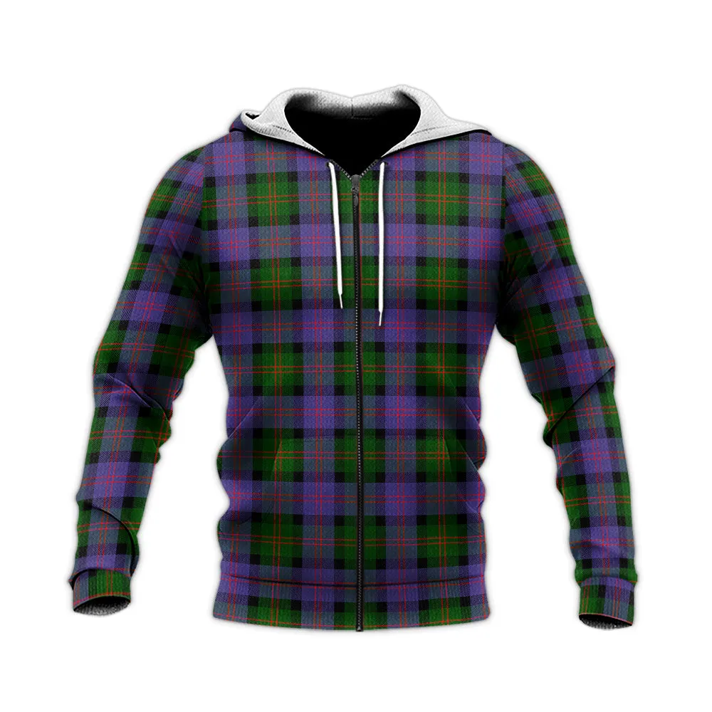 Blair Modern Tartan Knitted Hoodie