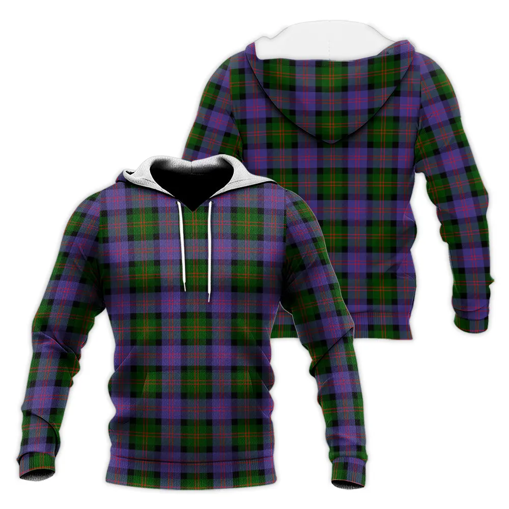 Blair Modern Tartan Knitted Hoodie