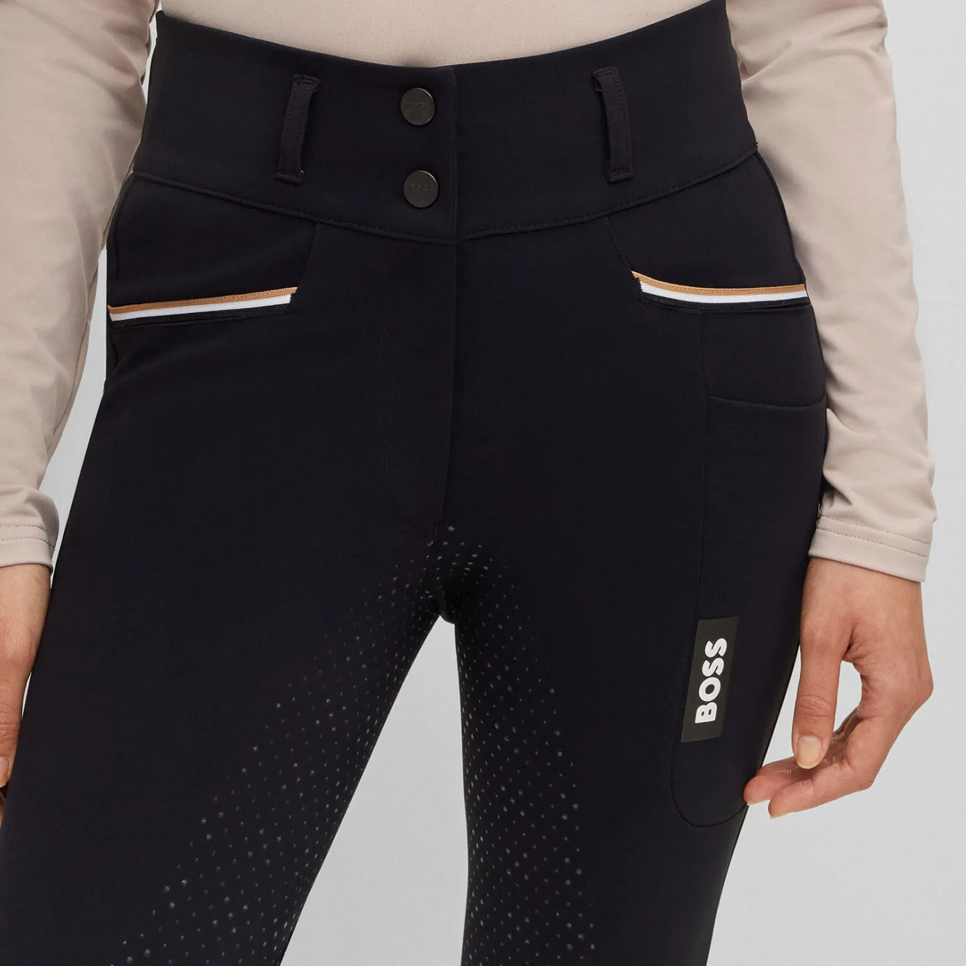 BOSS Equestrian Hailey Full Grip Breeches - Black