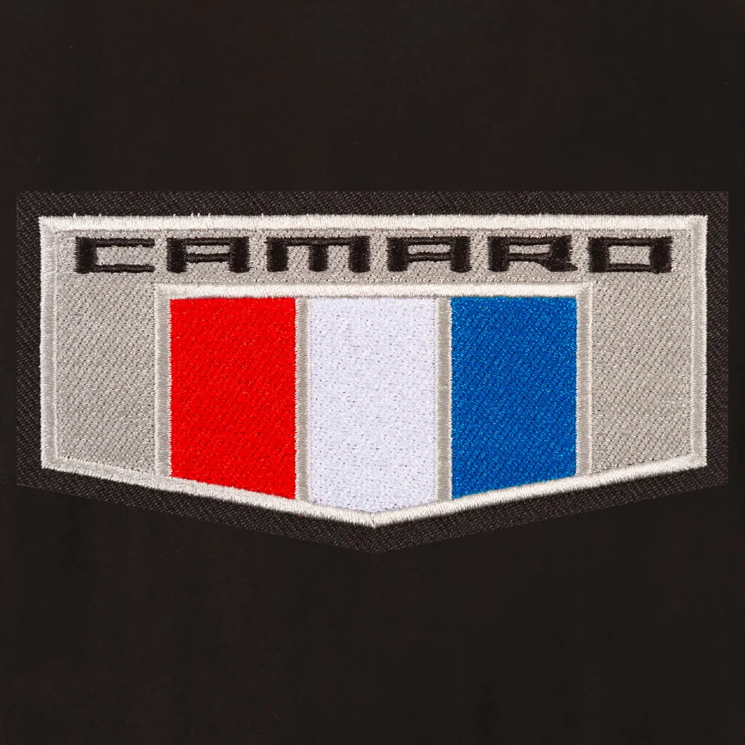 Camaro Shield Reversible Wool and Leather Jacket