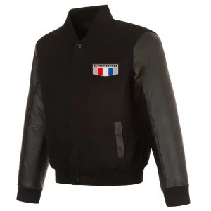 Camaro Shield Reversible Wool and Leather Jacket