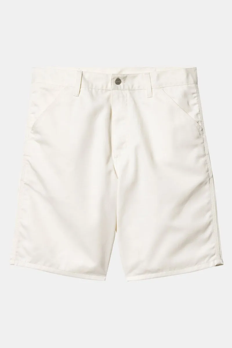 Carhartt WIP Simple Shorts (Wax White)