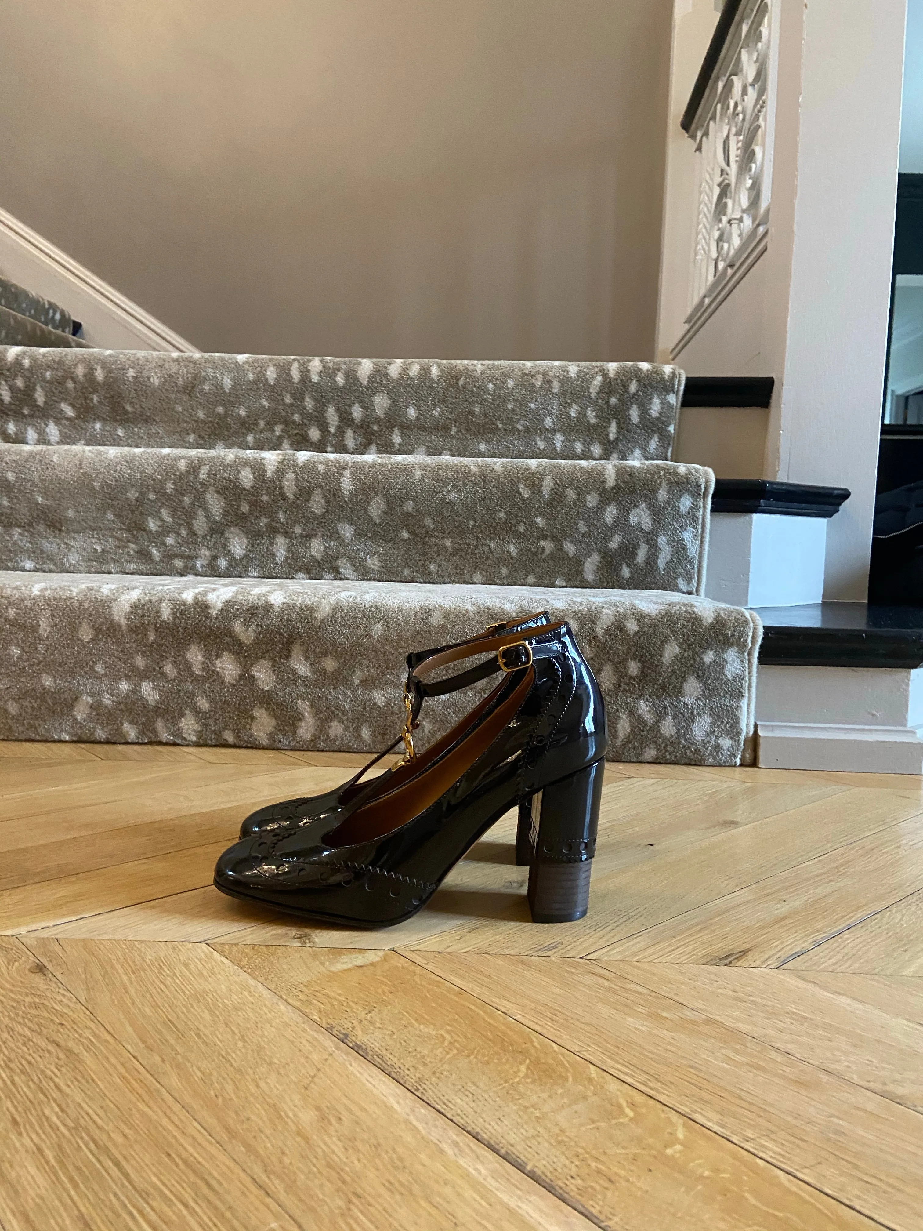 CATE BLANCHETT PRE-OWNED - Chloe T-bar Patent Leather Pumps SOLD