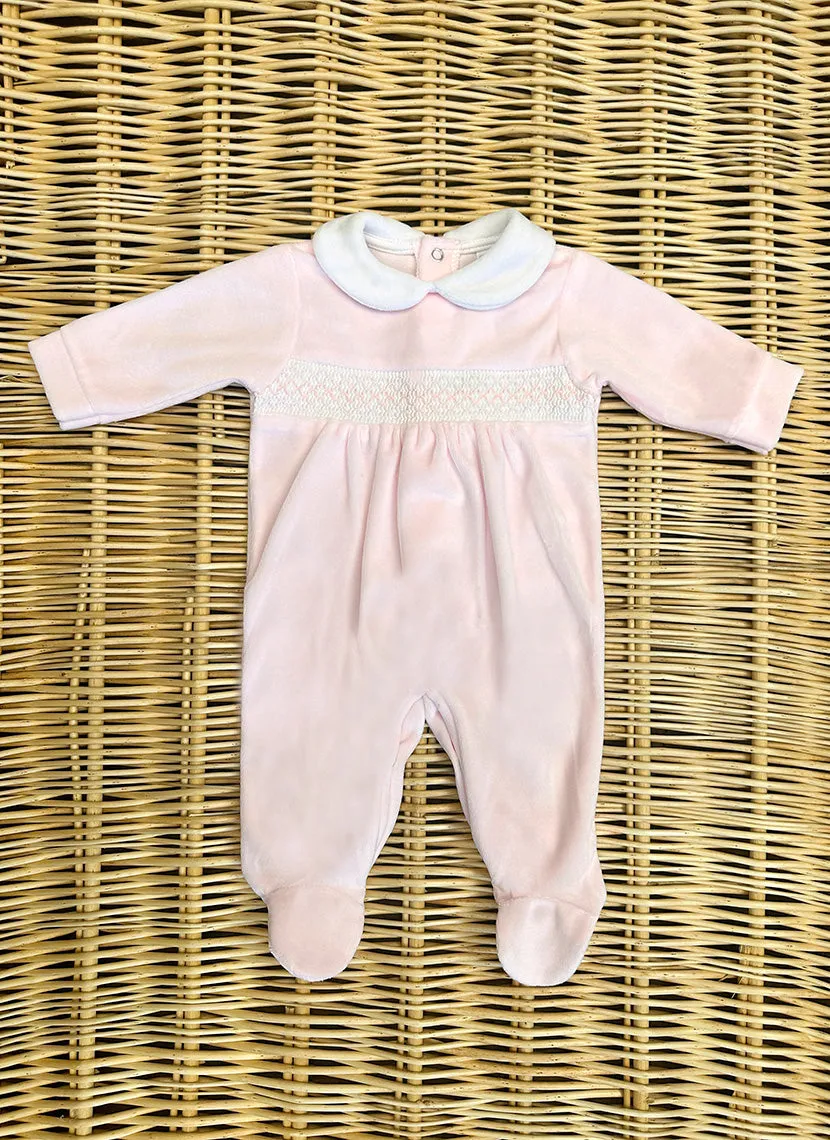 Chenille Sleepsuit smock