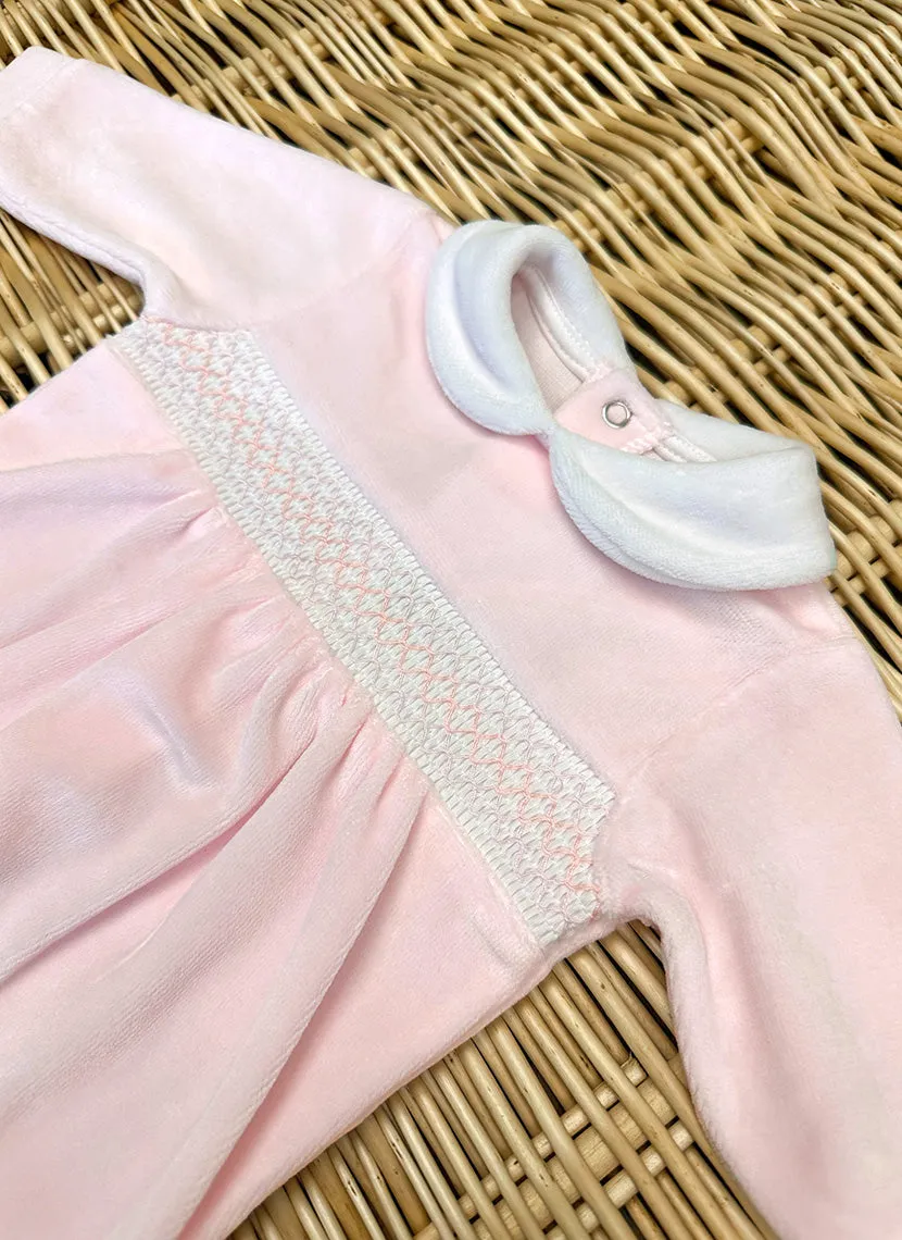 Chenille Sleepsuit smock