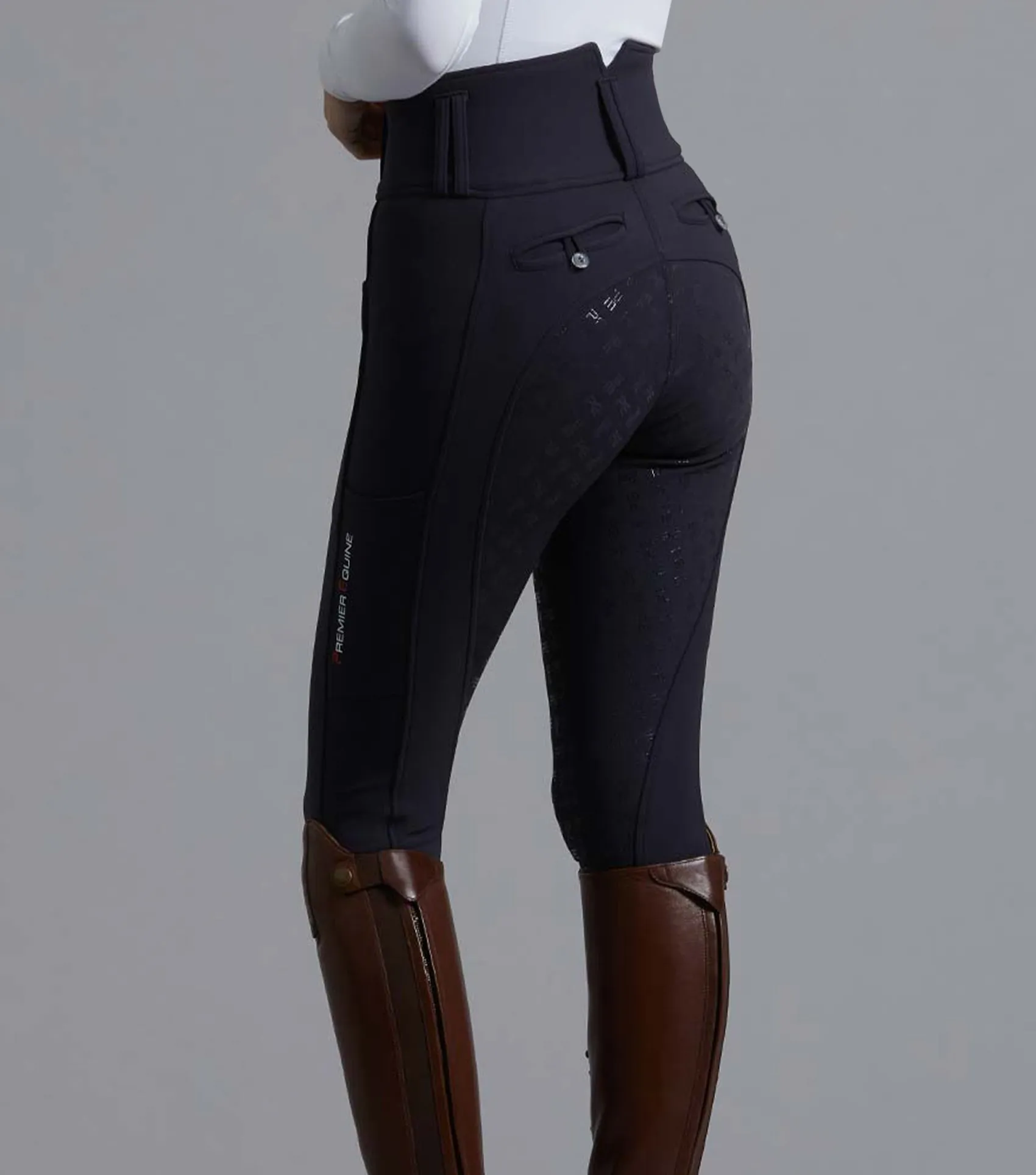 Coco II Ladies Gel Full Seat Riding Breeches Navy