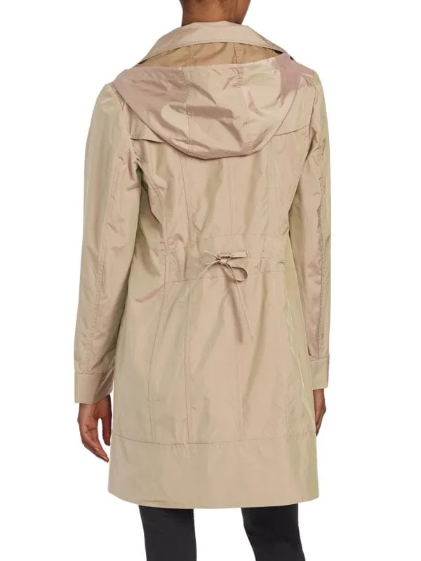 Cole Haan Folding Raincoat, black