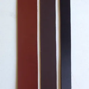 Coloured Leather Belt Straps