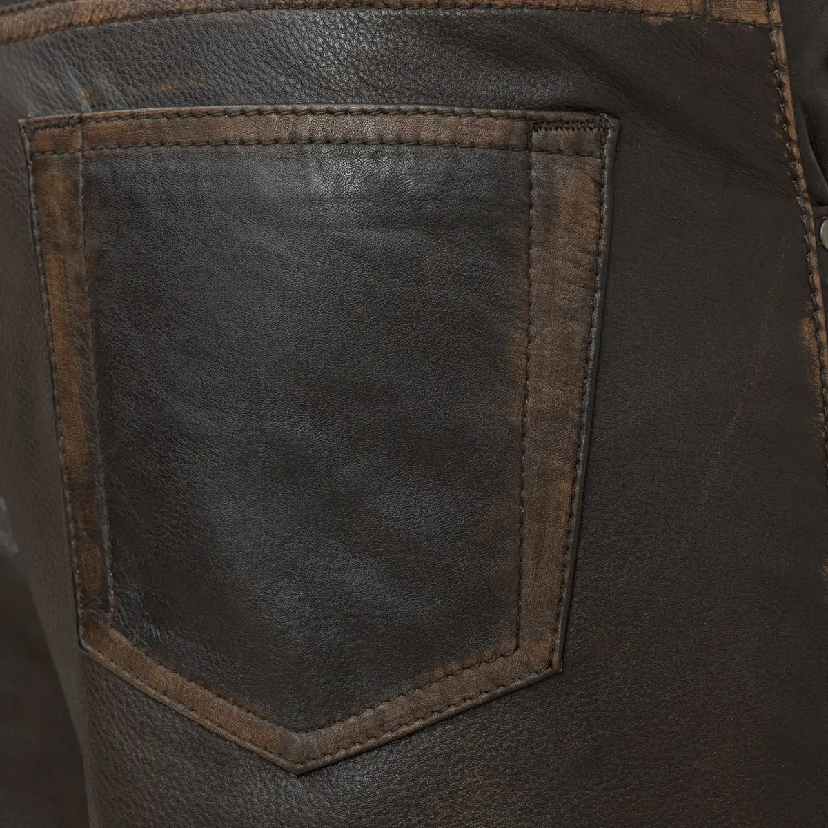 Commander Men's Leather Motorcycle Pants