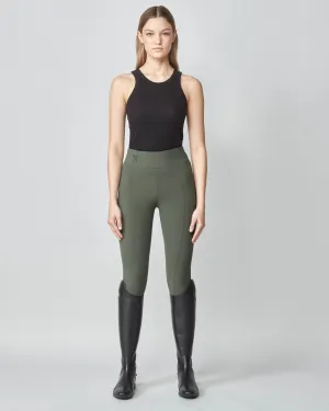 Compression Pull-On Breeches Green