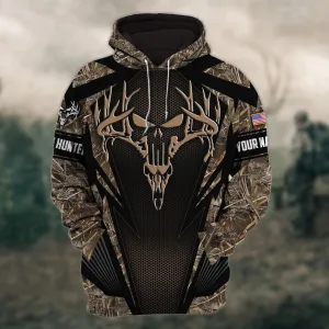 Customized 3D Hunting Hoodie Pullover Deer Hunting Hoodie Men Women Hunter Gift