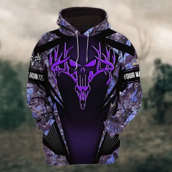 Customized 3D Hunting Hoodie Pullover Deer Hunting Hoodie Men Women Hunter Gift