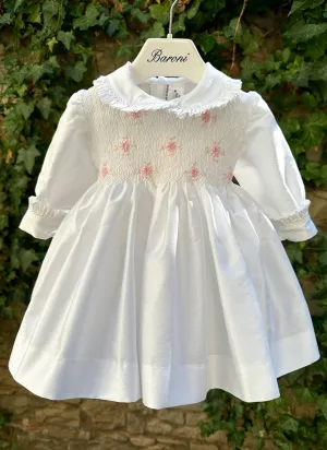 Daisies handmade smock dress - Long Sleeves