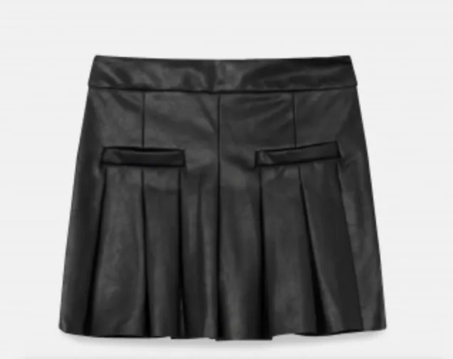 Daria Vegan Leather Skirt