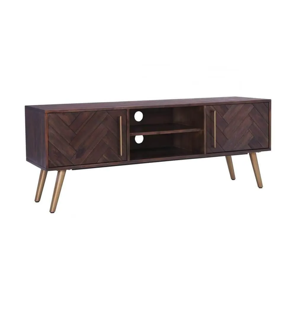 Dark Brown Sivan Media TV Table