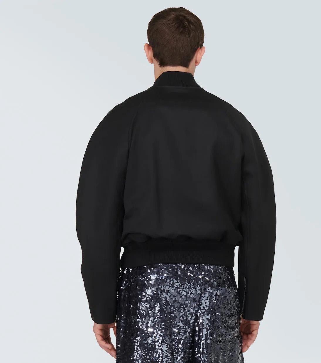 Dries Van Noten Zip Bomber, Black