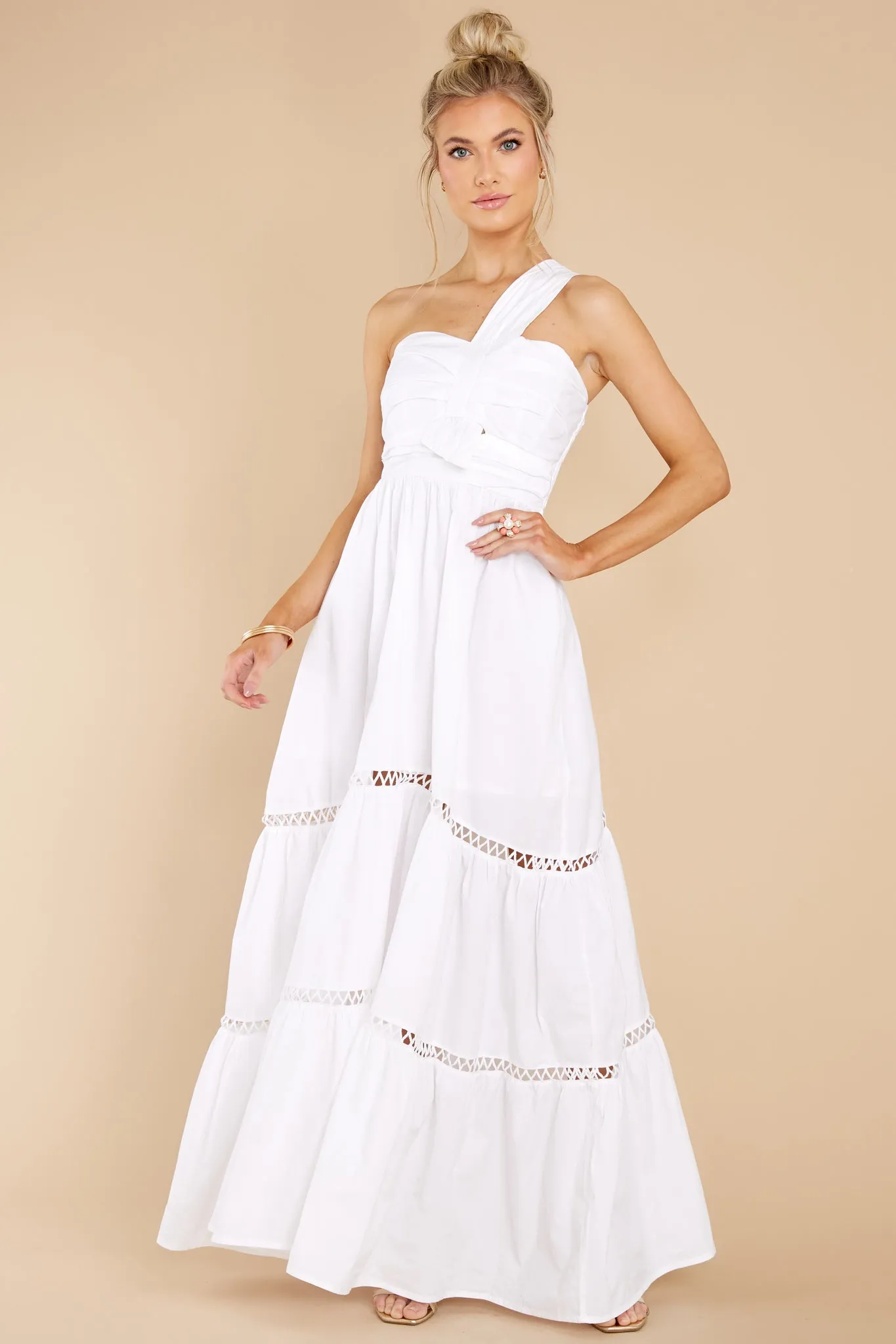 Elle White Maxi Dress