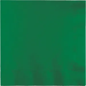 Emerald Green Paper Cocktail Napkins 50pk