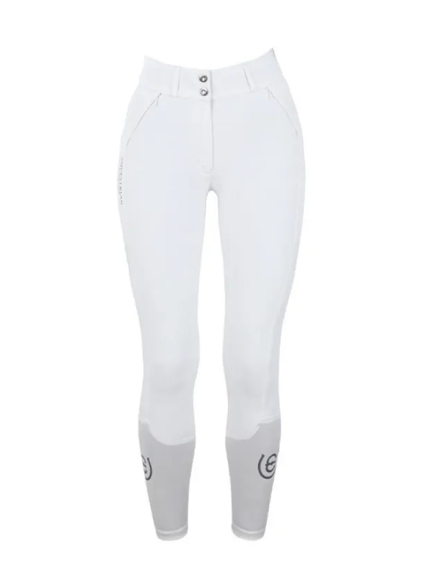 EQUESTRIAN STOCKHOLM ELITE WHITE DRESSAGE BREECHES