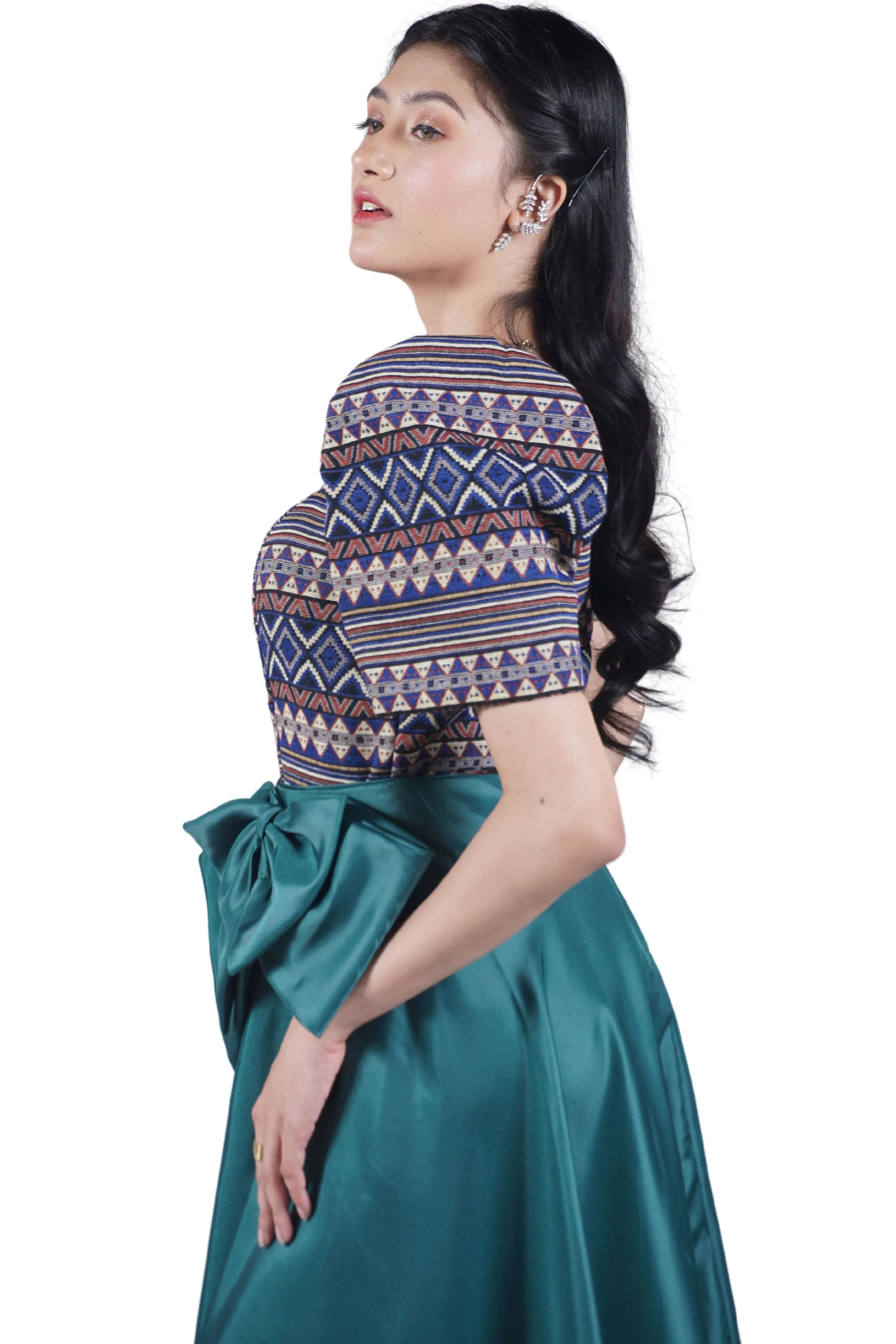 Ethnic Modern Elegante Filipiniana  - Rivah JN47