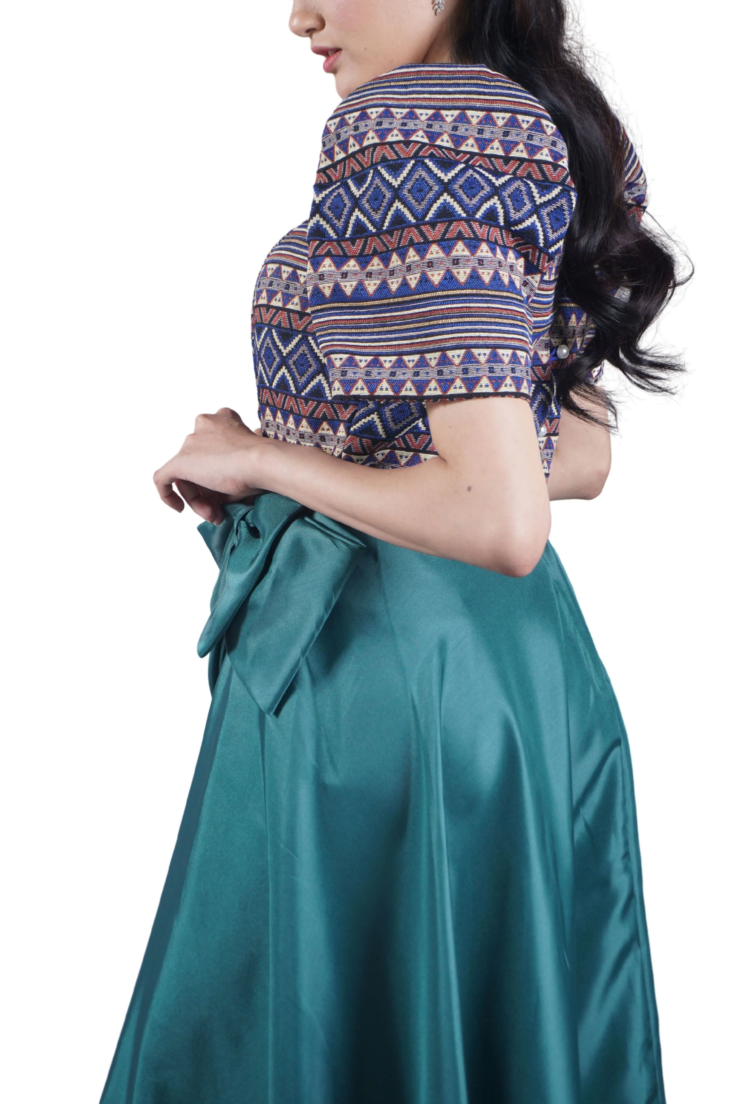 Ethnic Modern Elegante Filipiniana  - Rivah JN47