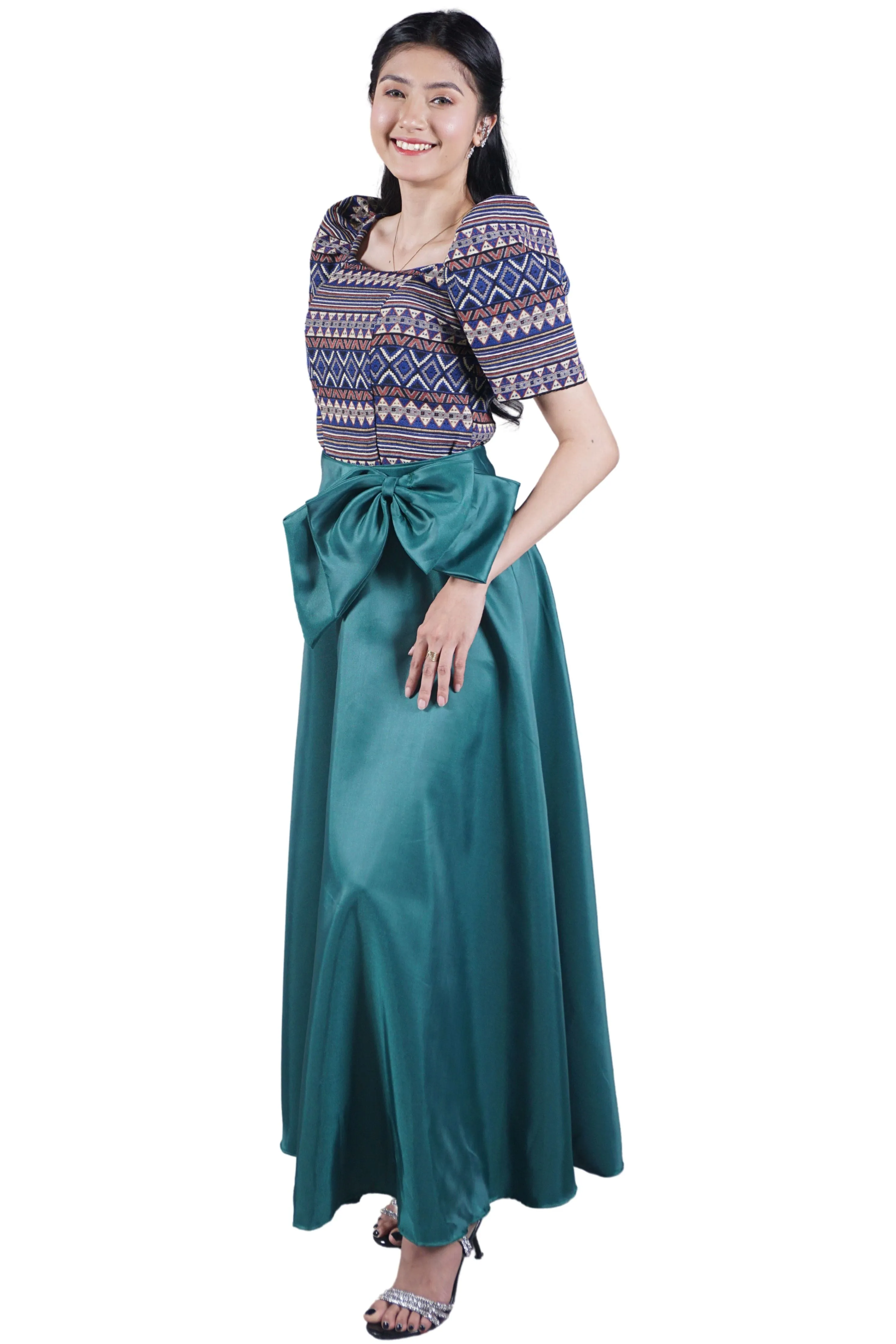 Ethnic Modern Elegante Filipiniana  - Rivah JN47