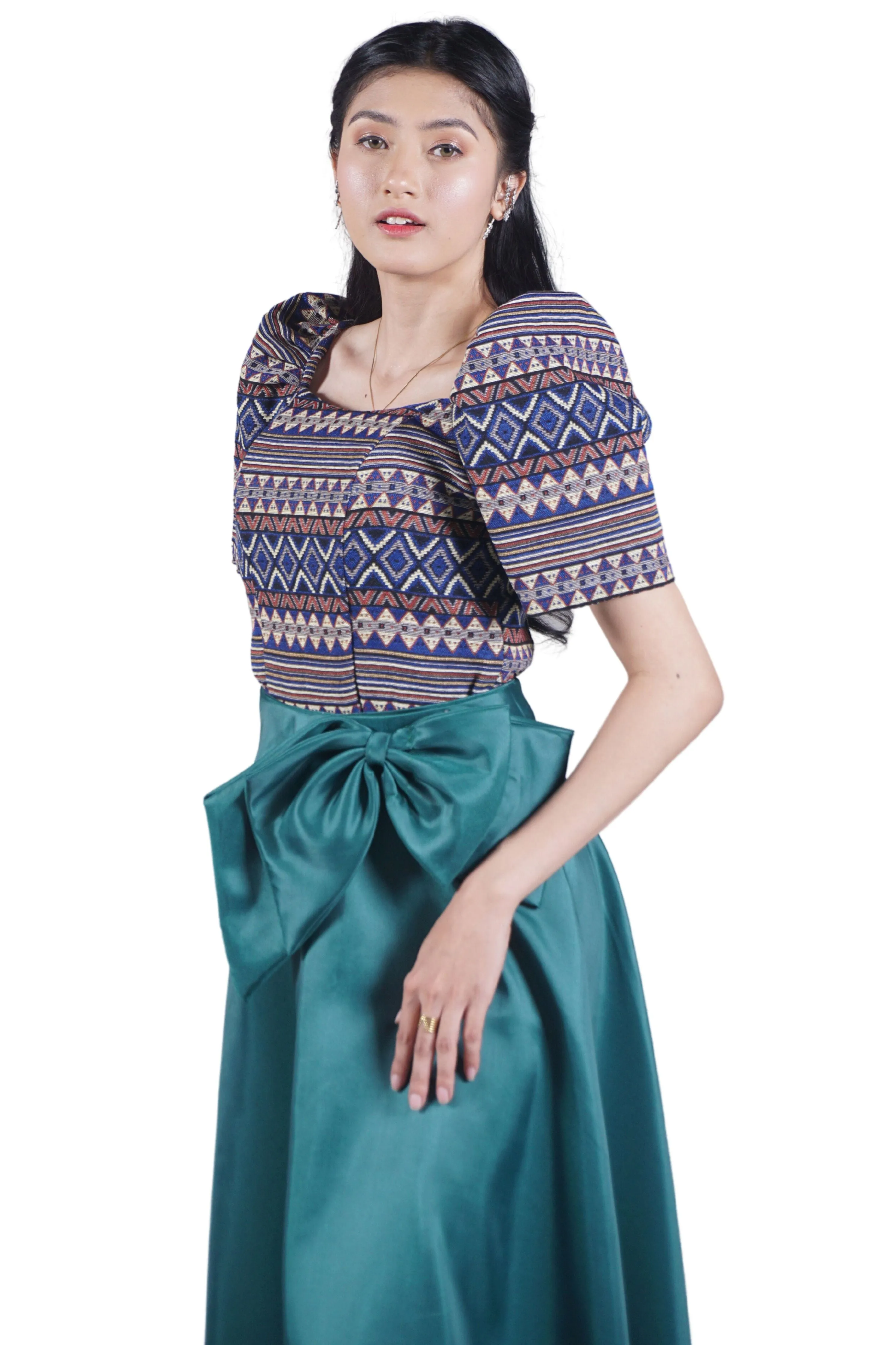 Ethnic Modern Elegante Filipiniana  - Rivah JN47