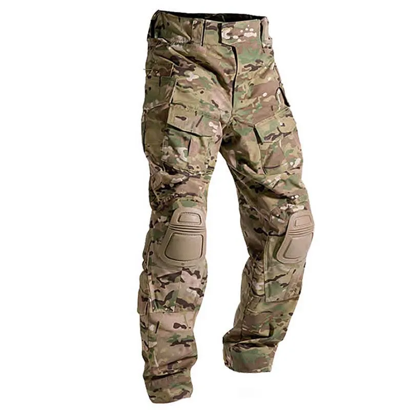 Four Seasons Military Tactical Pants CP Camouflage Black Python Pattern Frog Pants Overalls