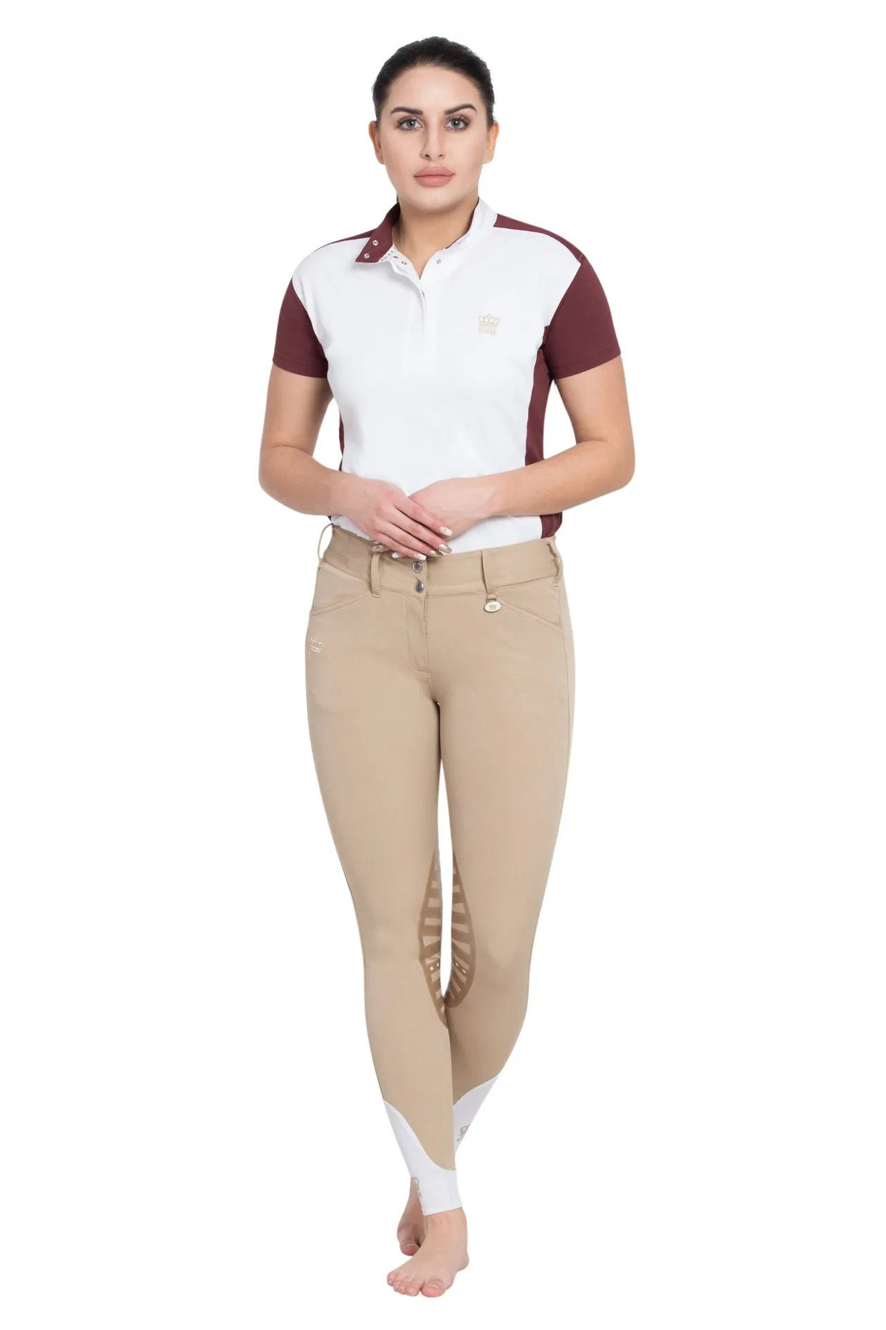 George H Morris Ladies Add Back Silicone Knee Patch Breeches