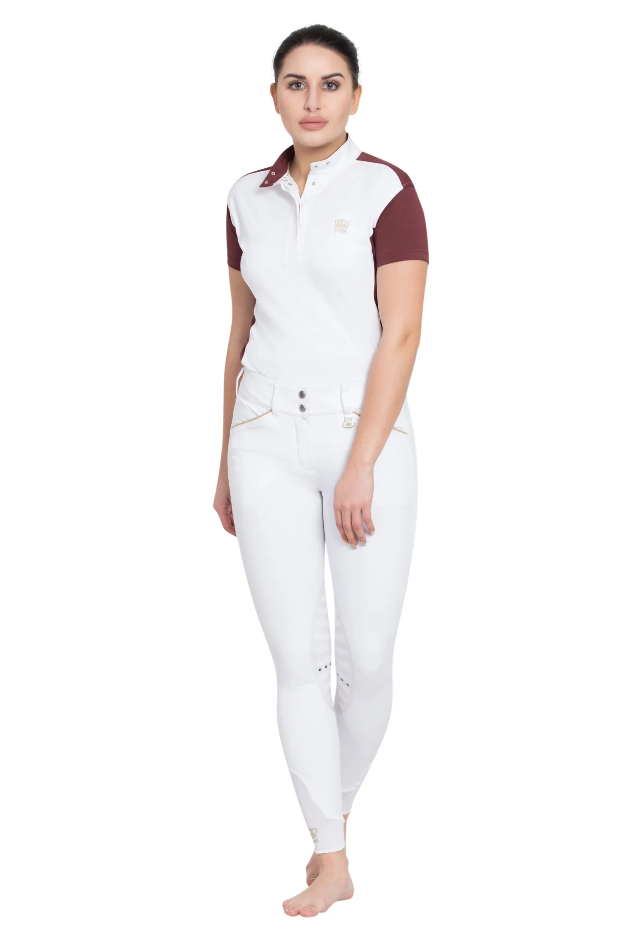 George H Morris Ladies Add Back Silicone Knee Patch Breeches