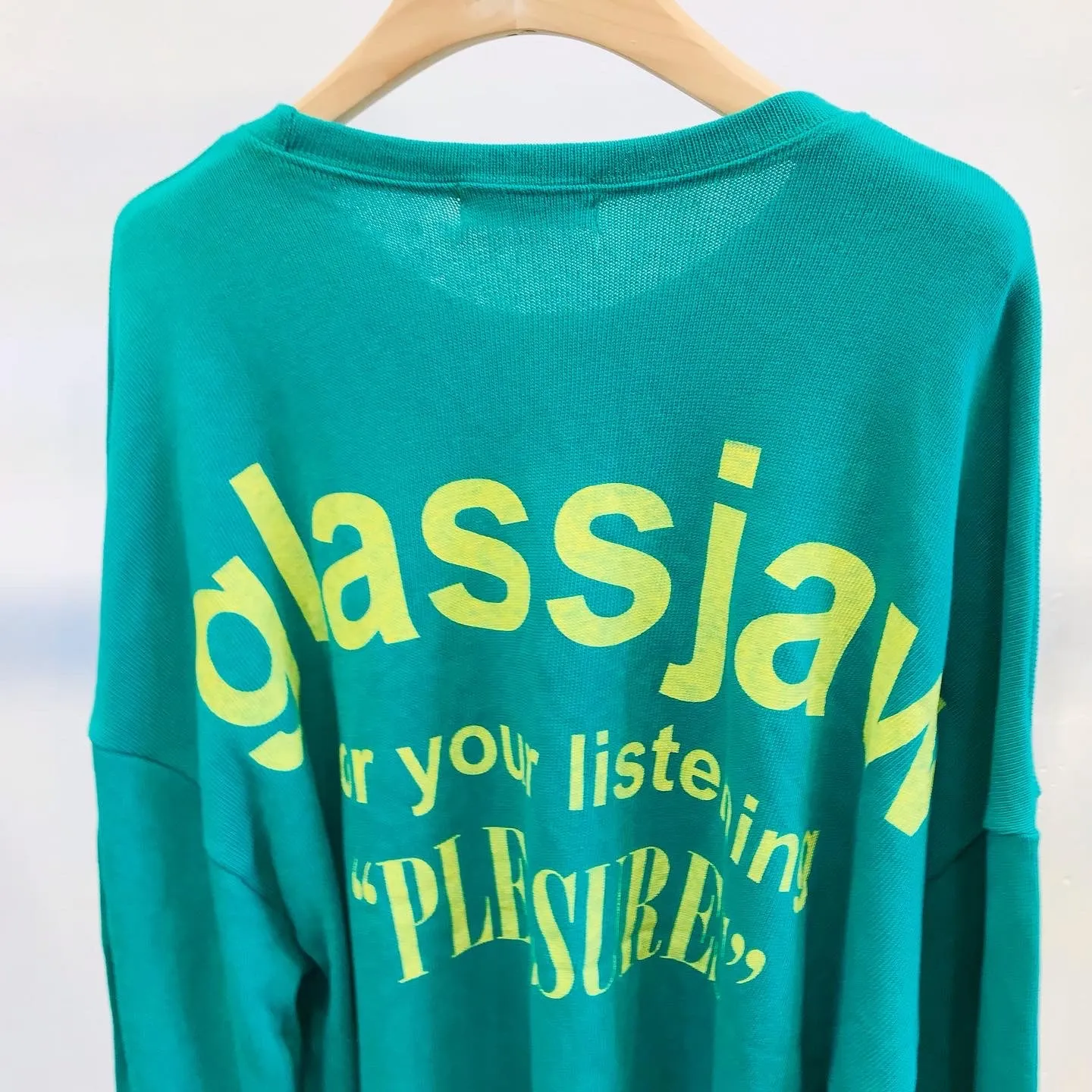 Green Oversize long sleeves