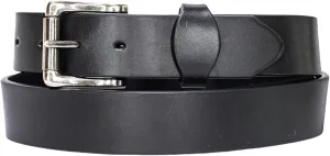 Heritage Leathers USA Geniune Leather Heavy Work Belt, Black