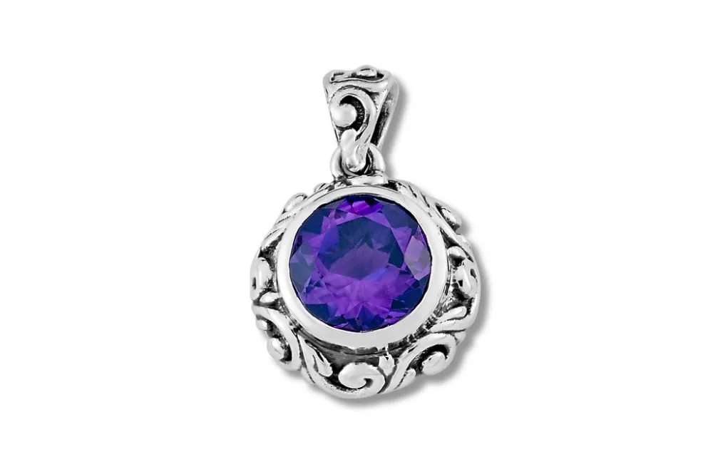 Imuna Pendant- Amethyst