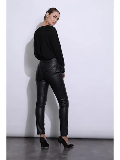 KAR Olivia Fux Leather Pants