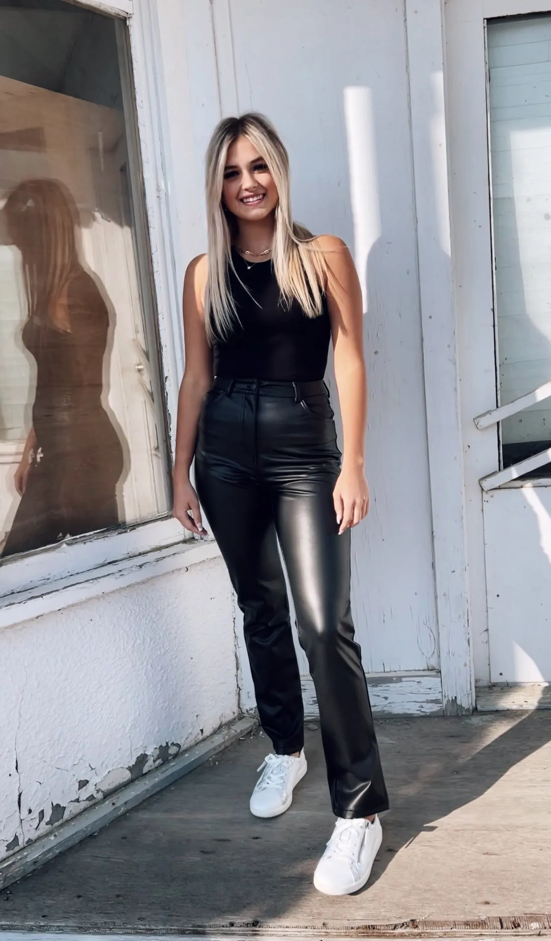 KENNEDY VEGAN LEATHER PANT