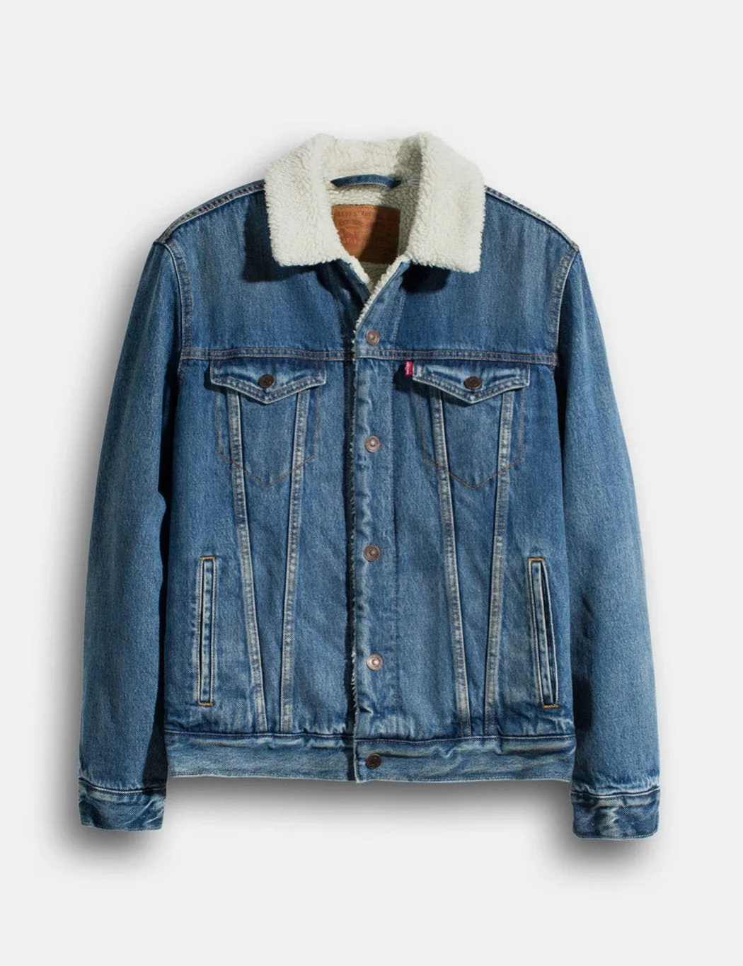 Levis Type 3 Sherpa Trucker - Needle Park Blue