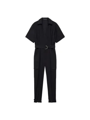 Mango Liv jumpsuit, black