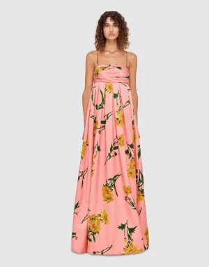 Marguerite Rose Print Maxi