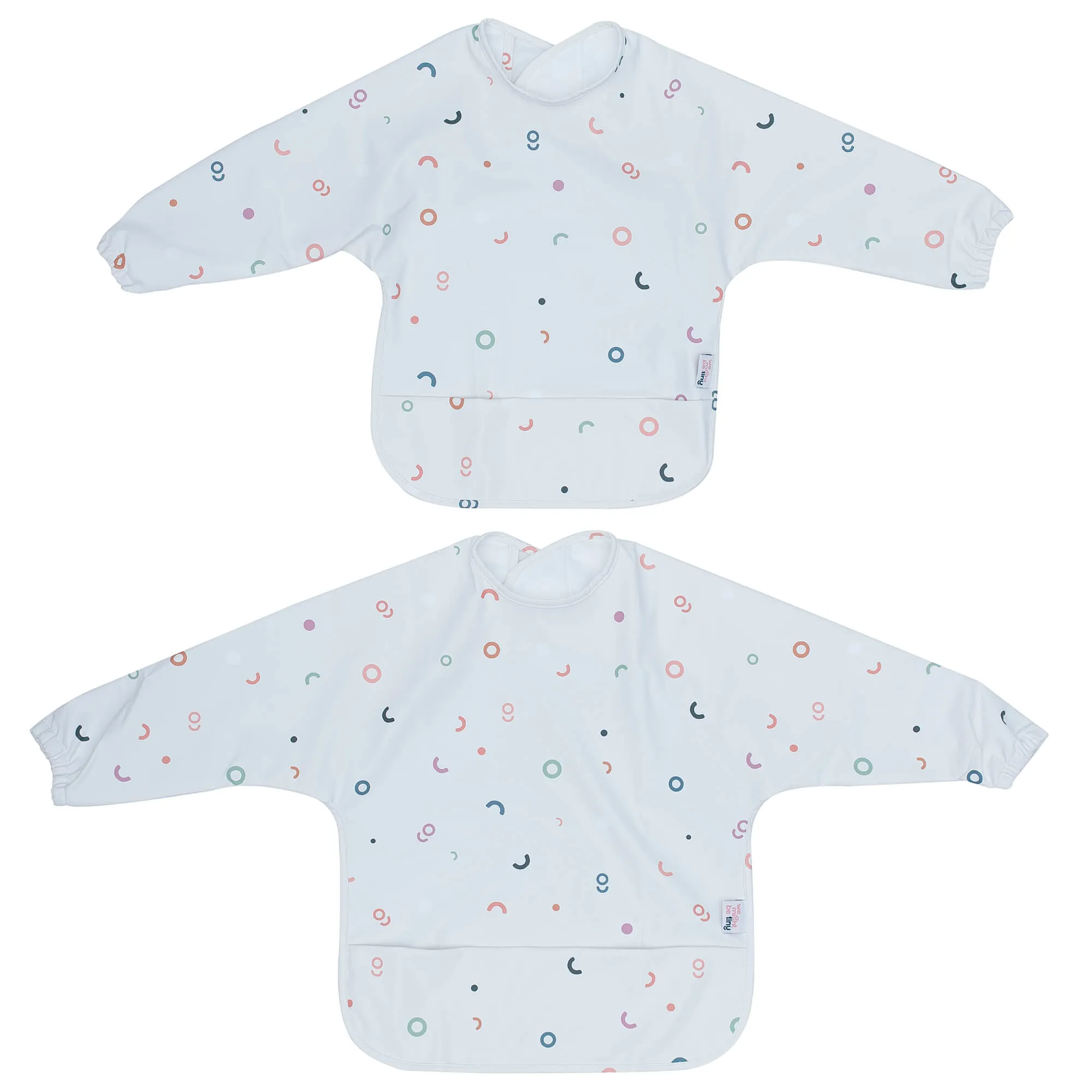 Messie Smock Bib – Tiny Arches (Kid)