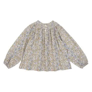 MILLEDEUX~ Liberty smocked shirt - Empress C