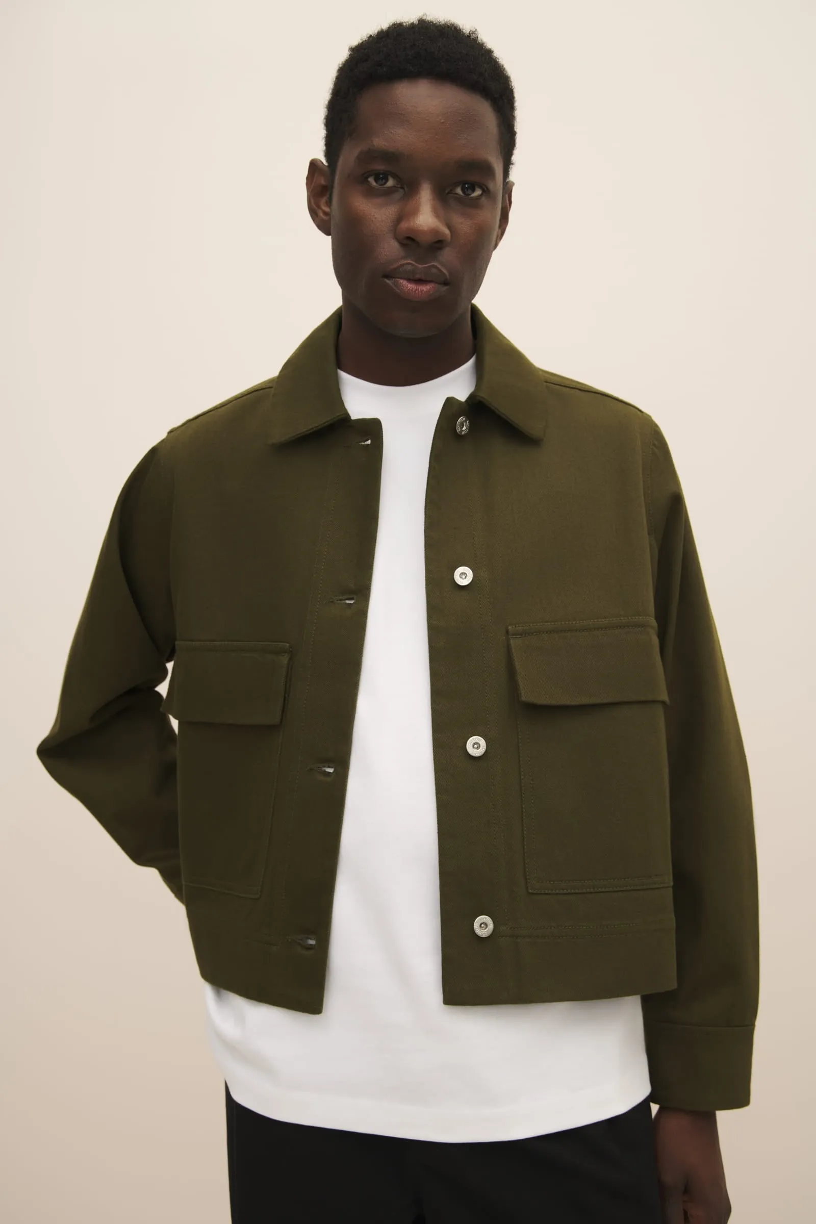 Mirror Jacket - Khaki Denim