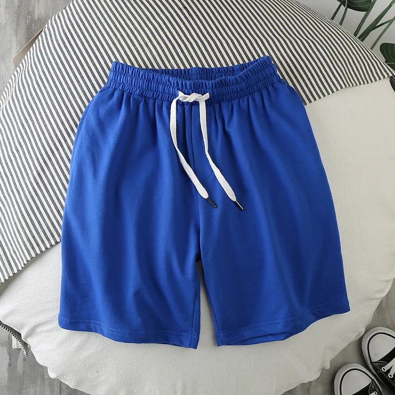 Plain Sports Shorts Summer Simple Soild Color Daily Shorts