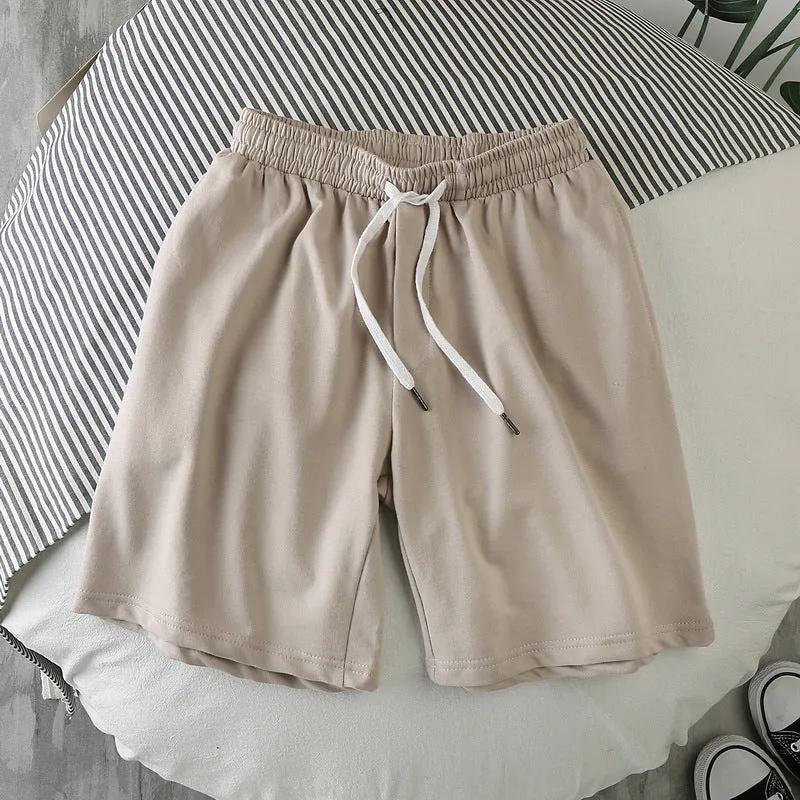 Plain Sports Shorts Summer Simple Soild Color Daily Shorts