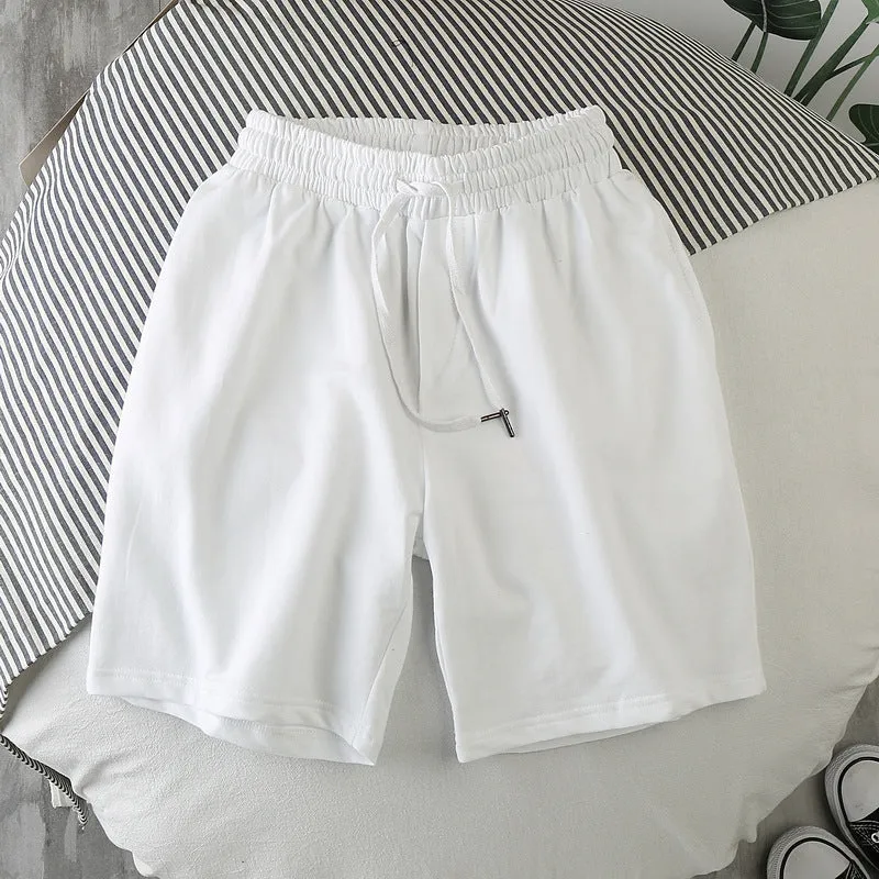 Plain Sports Shorts Summer Simple Soild Color Daily Shorts